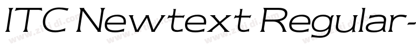 ITC Newtext Regular字体转换